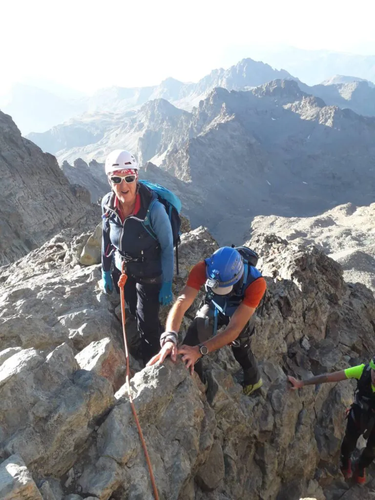 Monviso Aufstieg Kletterpartien